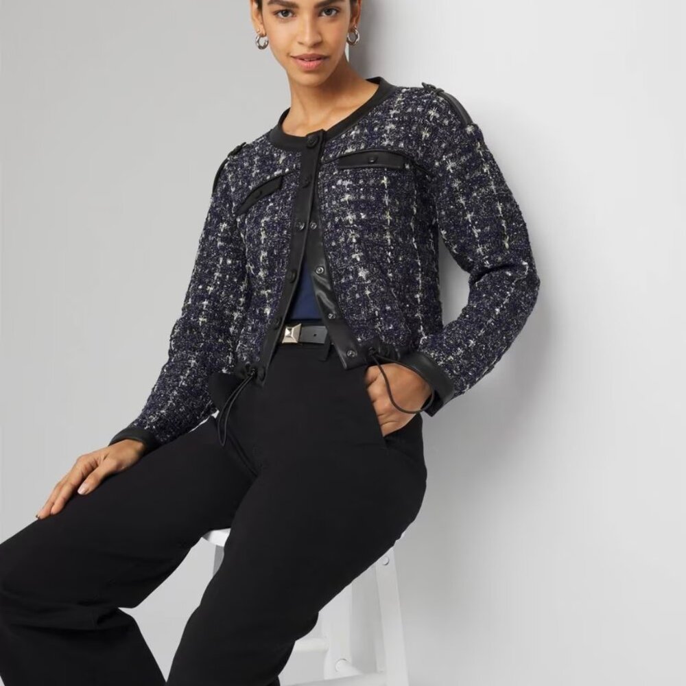 White House Black Market Tweed Blazer